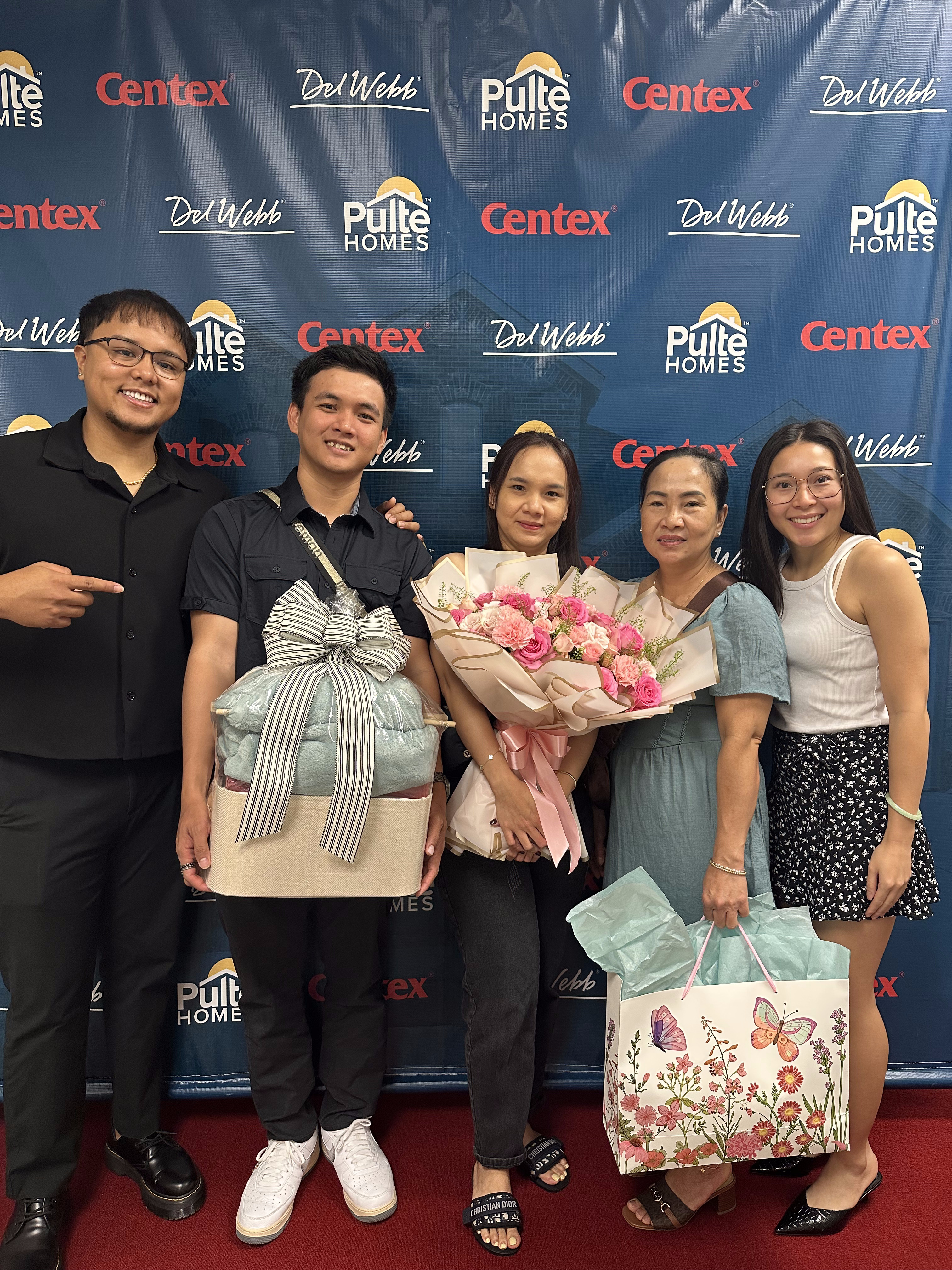 Happy homeowner at closing